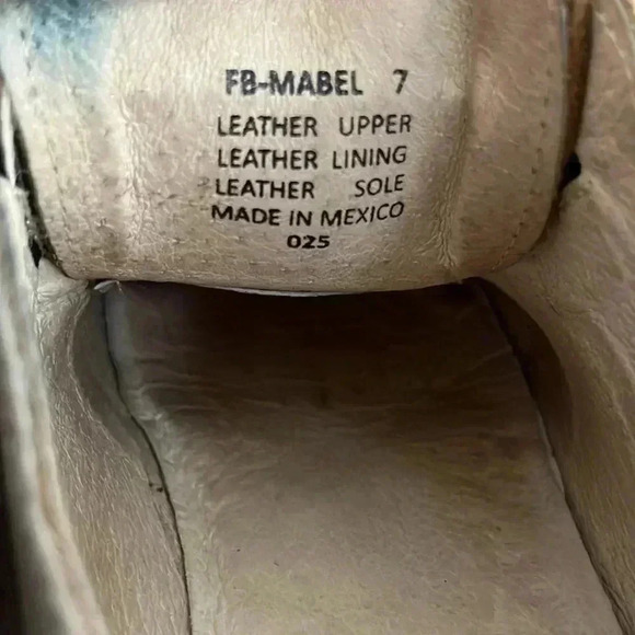 Freebirds Mabel Slip On Oxford Shoes Size 7 - Picture 10 of 10